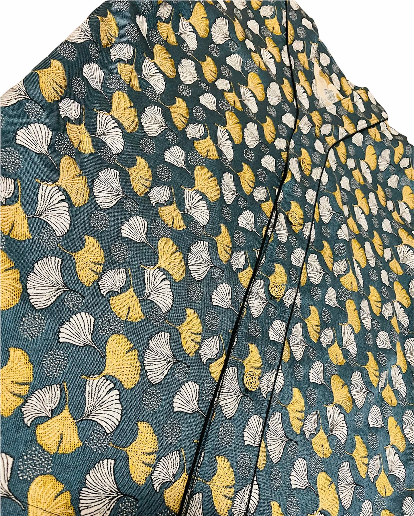 FLOWER GOLD BLUE