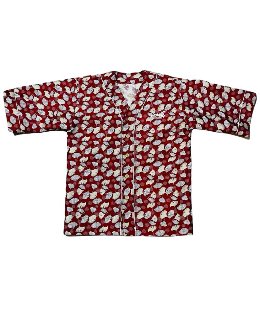 KIMODIZE RED FLOWER GOLD